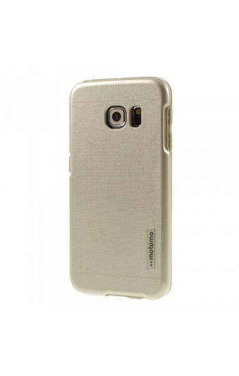 Samsung Galaxy S6 EDGE Plus G928 Kılıf Motomo Sert Arka Kapak Gold…