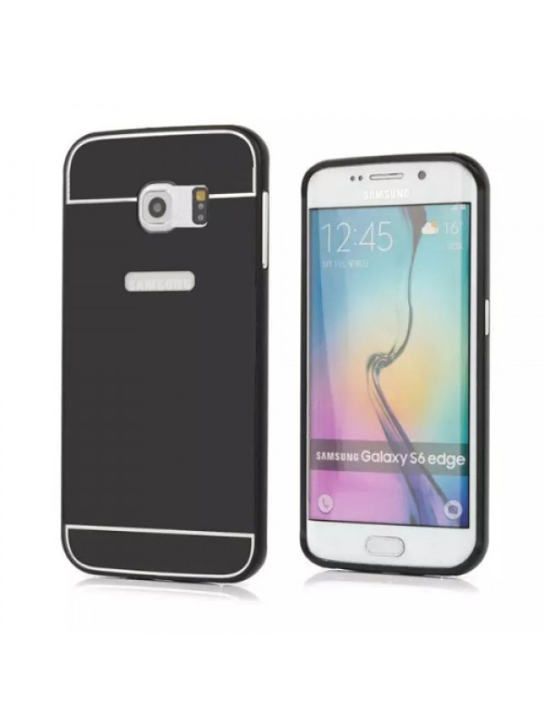 Samsung Galaxy S6 G920 0,7 mm Metal Bumper Arka Koruma Kapaklı S…