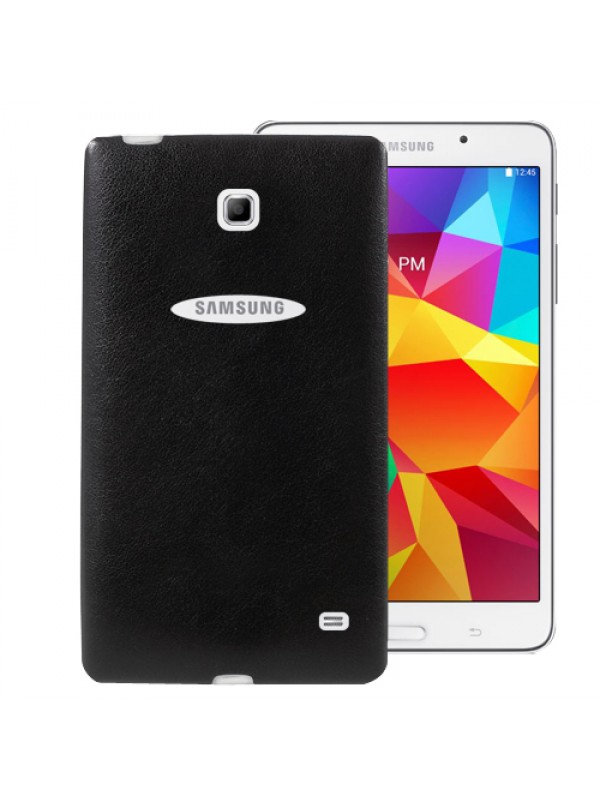 Samsung Galaxy Tab 4 T230 7" Kılıf Deri Dokulu Silikon Ark…
