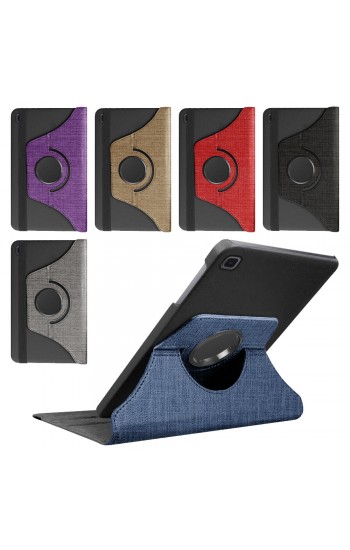 Samsung Galaxy Tab S6 Lite P610/P615/P617 Kılıf Fabric 360 Derece Döner…