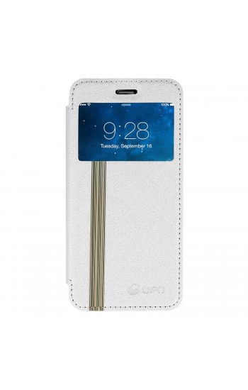Samsung (I9190) S4 Mini Yan Kapaklı Standlı UFO Kılıf Beyaz…
