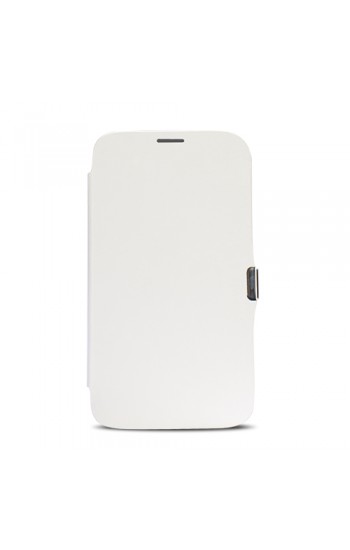 Samsung I9200 Mega Mıknatıslı Flip Case Kılıf Beyaz…