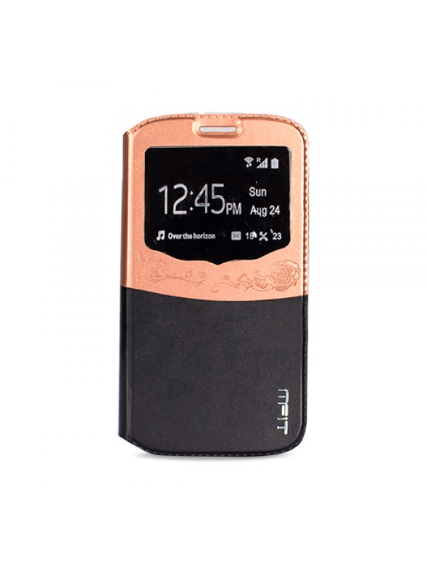Samsung I9300 S3 MFIT Standlı Kılıf Bronz