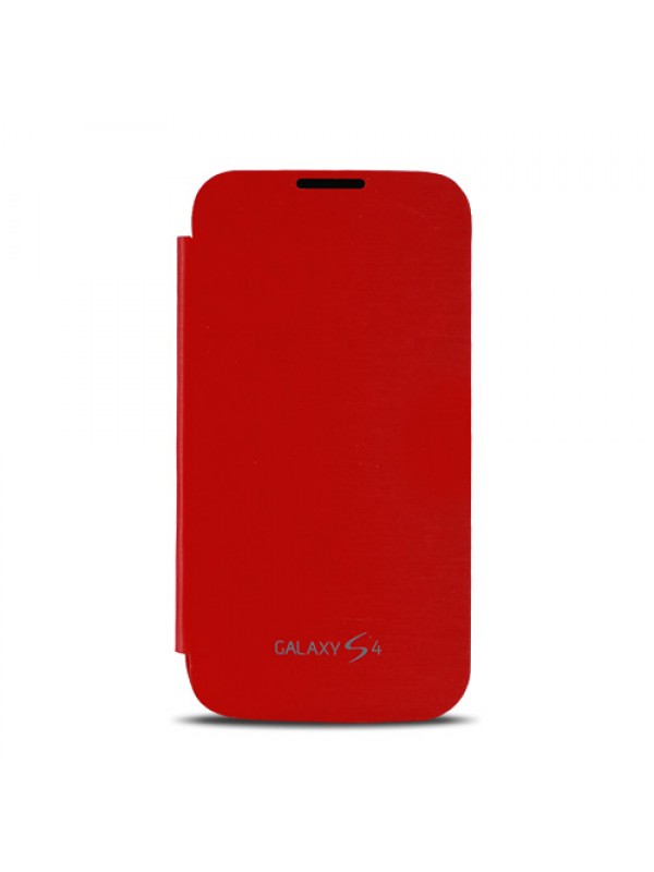 Samsung I9500 Galaxy S4 Flip Cover Kılıf Kırmızı…