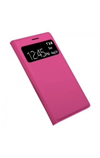 Samsung I9500 S4 Dikişli Cüzdanlı Kılıf ARIUM SKIN Pembe…