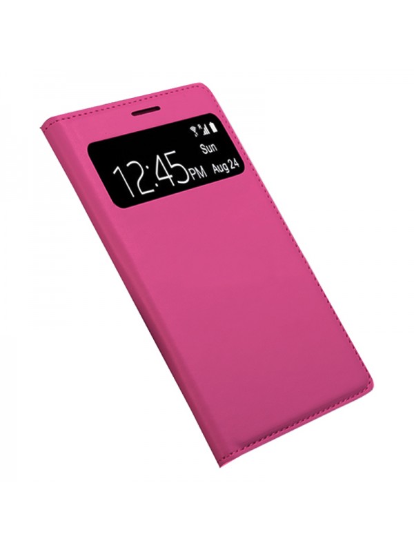Samsung I9500 S4 Dikişli Cüzdanlı Kılıf ARIUM SKIN Pembe