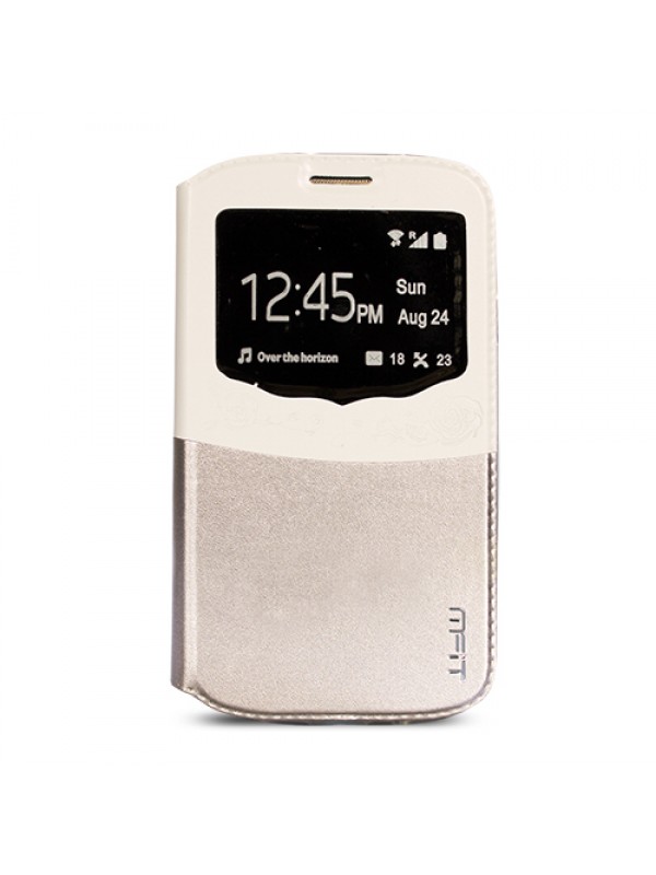 Samsung I9500 S4 MFIT Standlı Kılıf Gri