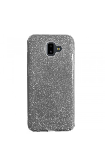 Samsung J6 Plus (J610) 3in1 Simli Silikon Arka Kapak Gri…