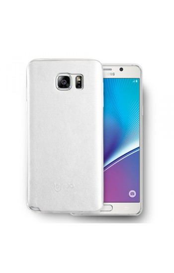 Samsung Note 5 N920 Kılıf Deri Dokulu Arka Kapak Beyaz…