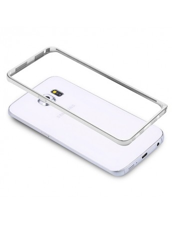 Samsung S6 G920 Bumper Çerçeve Kılıf Gri