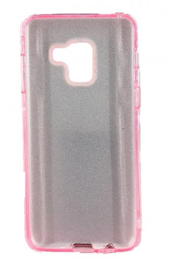 Samsung S9 (G960) 3in1 Simli Silikon Arka Kapak Pembe…