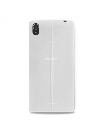 Sony Xperia M4 Aqua Ultra İnce Dikişli TPU Arka Kapak Şeffaf