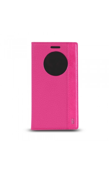 Sony Xperia M5 Gizli Mıknatıslı Pencereli Magnum Kılıf Pembe…