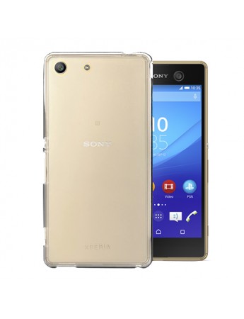 Sony Xperia M5 Kılıf Soft Silikon Şeffaf Arka Kapak