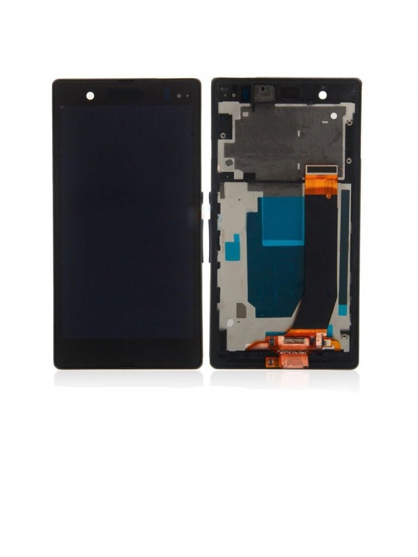 Sony Xperia Z LT36 LCD Ekran Dokunmatik Çıtalı - Siyah…