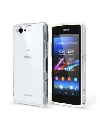 Sony Xperia Z1 Compact Kılıf Soft Silikon Şeffaf Arka Kapak