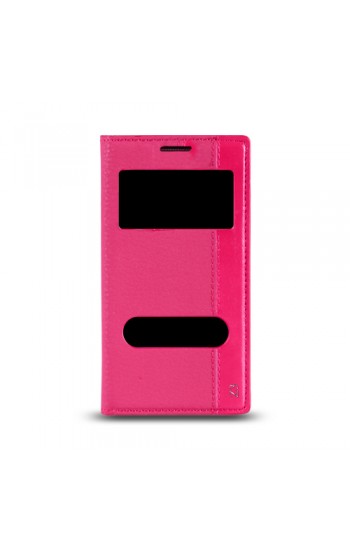Sony Xperia Z3 Gizli Mıknatıslı Pencereli Magnum Kılıf Pembe…