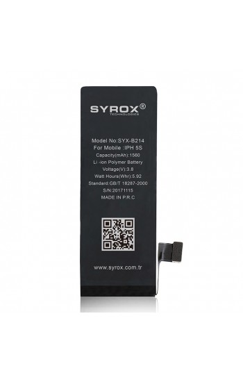 Syrox B214 iPhone 5s Batarya 1560 mAh…