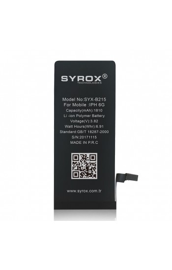 Syrox B215 iPhone 6 Batarya 1810 mAh…