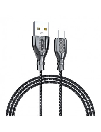 Syrox C121T Ultron Metal Örgü Type-C Data/Şarj Kablosu 2.0A 1mt Siyah