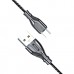 Syrox C121T Ultron Metal Örgü Type-C Data/Şarj Kablosu 2.0A 1mt Siyah