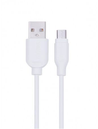 Syrox C67 Micro USB - USB Kısa Şarj Kablosu 2A 20cm - Beyaz