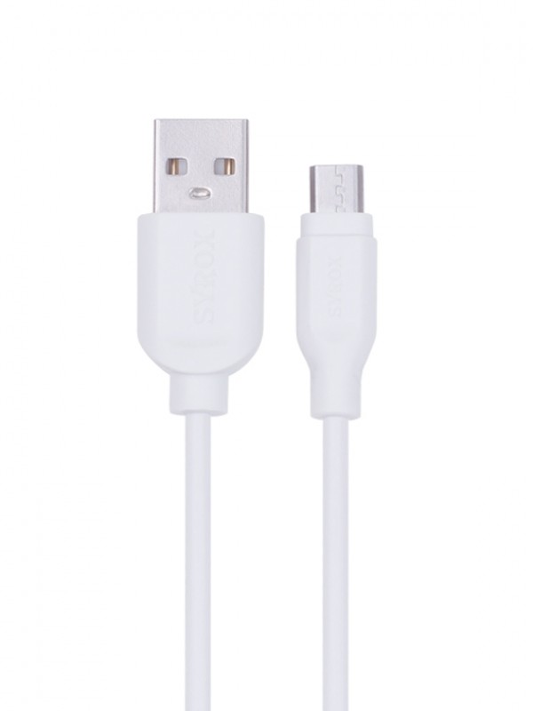 Syrox C67 Micro USB - USB Kısa Şarj Kablosu 2A 20cm - Beyaz…