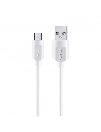 Syrox C70 Micro USB Şarj ve Data Kablosu 2.0A 1.1mt Beyaz