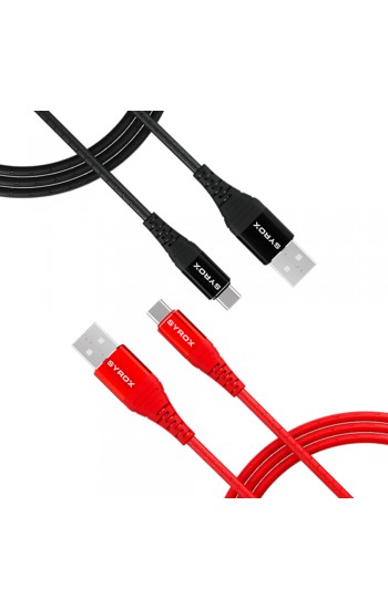 Syrox C87 Type-C USB Metal Data/Şarj Kablosu 2.0A 1mt…