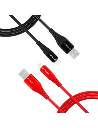 Syrox C88 Lightning USB Metal Data/Şarj Kablosu 2.0A 1mt