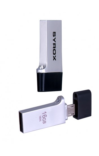 Syrox OTG16 Micro USB + USB Flash Bellek OTG 16GB…