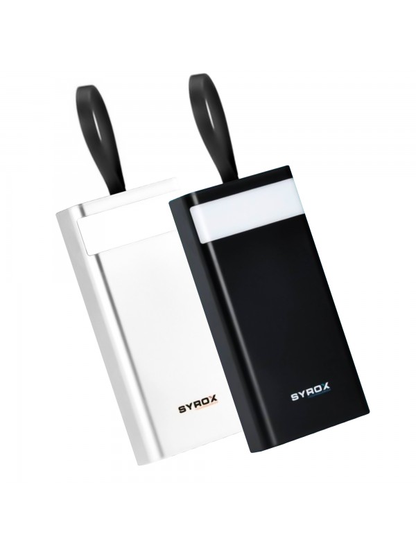 Syrox PB115 30000 mAh Powerbank Aydınlatma Fenerli…
