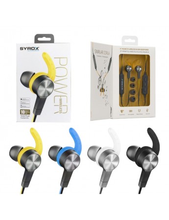 Syrox S32 Bluetooth Kulakiçi Kulaklık Mıknatıslı