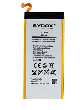 Syrox Samsung Galaxy A7 (BA700) Batarya 2300 mAh B175