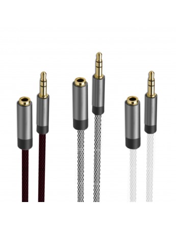 Tiger AUX Kablo 3.5mm Male to 3.5mm Female 1mt TAX-201