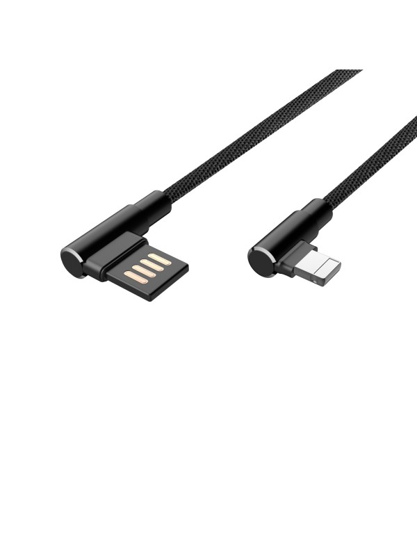 Tiger Lightning Hızlı Şarj ve Data Kablosu 3A Siyah  FT-UCA101…