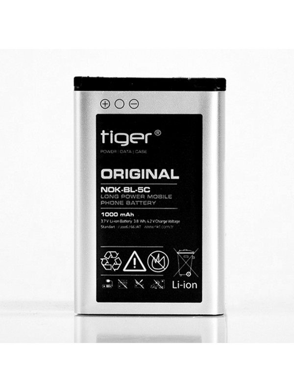 Tiger Nokia BL-5C Batarya 1000 mAh…