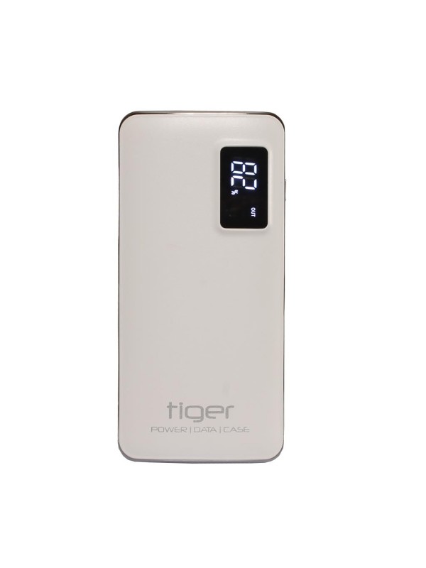 Tiger Powerbank Ekranlı Metal Kasa RW-P31D 12000 mAh Beyaz…