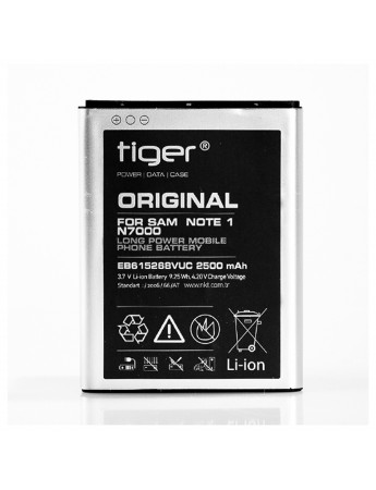 Tiger Samsung Galaxy Note 1 (N7000-I9220) EB615268VUC Batarya 2500 mAh