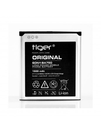 Tiger Sony BA750 lt15i LT18i Arc Batarya 1500 mAh