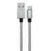 Tiger Type-C 3.0A 1mt Metal Hızlı Şarj USB Kablo TUC-A91