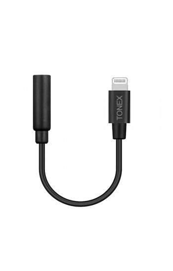 Tonex AX-01 Lightning 3.5mm Jack Dönüştürücü Kulaklık Kablosu Siyah…