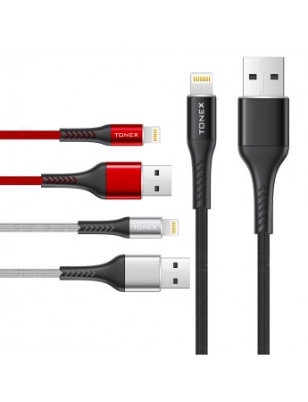Tonex Delta Serisi Lightning USB Şarj ve Data Kablosu 1mt