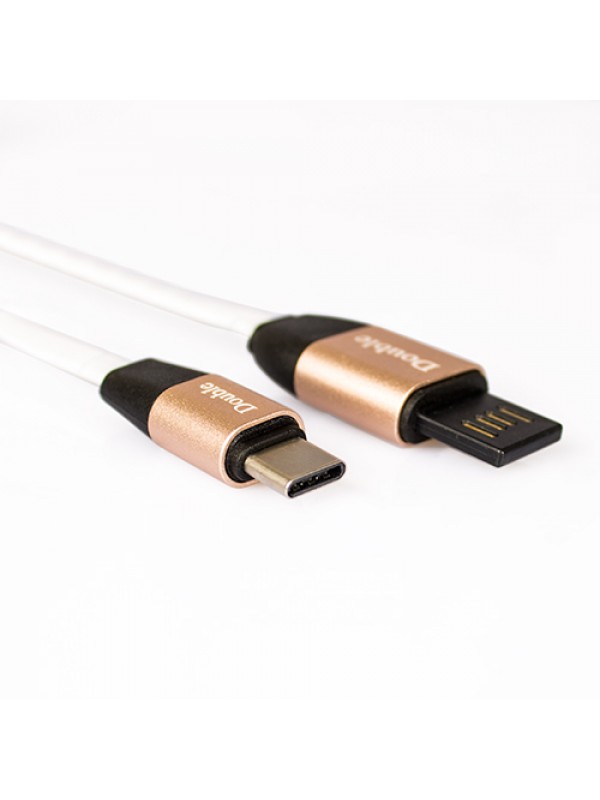 Type-C D-USB-C Çift Taraflı USB Kablo 2.1A Beyaz…
