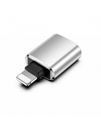 USB to Lightning Giriş Çevirici OTG Drive Silver-Gri
