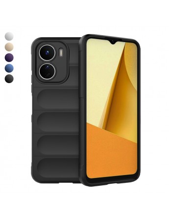 Vivo Y16 Kılıf Optimum Lens Çerçeveli Silikon Kapak