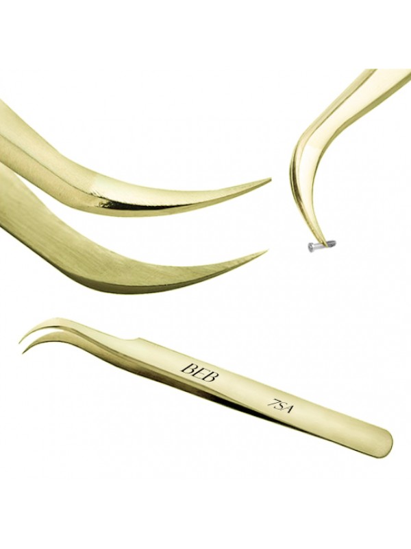 WALBK - BEB 558 7-SA Eğri Uç Cımbız 120mm Gri/Gold/Siyah Renk…