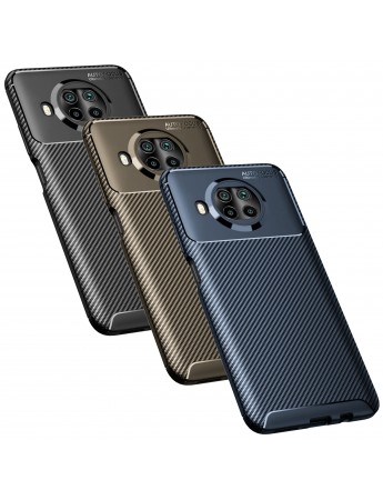 Xiaomi Mi 10T Lite Kılıf Focus Carbon Desen Silikon Arka Kapak