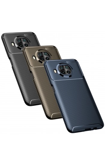 Xiaomi Mi 10T Lite Kılıf Focus Carbon Desen Silikon Arka Kapak…