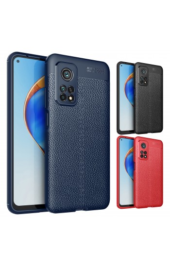 Xiaomi Mi 10T Pro Kılıf Focus Deri Desen Silikon Arka Kapak…